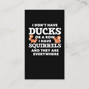 Funny Squirrel Joke Hilarious Rodent Humor Visitekaartje