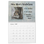 Funny Squirrel Just Plain Nutz Calendar Kalender (Jan 2027)