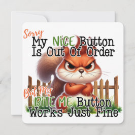 Funny Squirrel Kaart