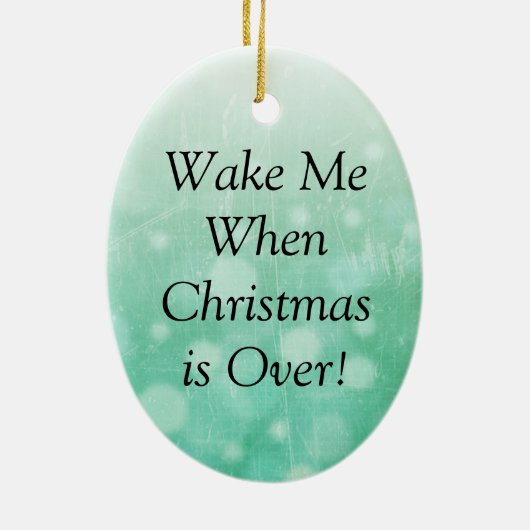 Funny Squirrel kerstversiering Keramisch Ornament (Achterkant)