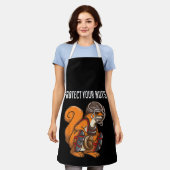 Funny Squirrel Lover Baseball Catcher Gift Boys Gi Schort (Gedragen)