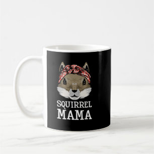 Funny Squirrel Mama Rodents Chipmunks Lover Mam. P Koffiemok