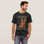 FUNNY SQUIRREL NUTS MANNEN ANIMAAL WILDLIFE HUMOR T-SHIRT (Voorkant volledig)