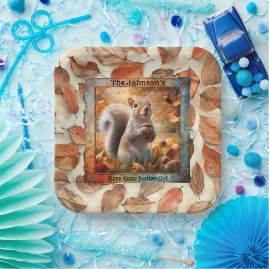 Funny Squirrel Paper Bord (Feest)