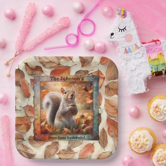 Funny Squirrel Paper Bord (Feest)
