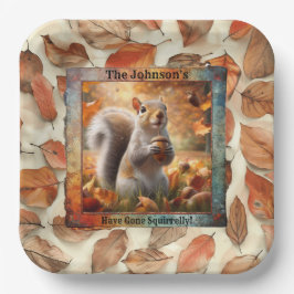 Funny Squirrel Paper Bord