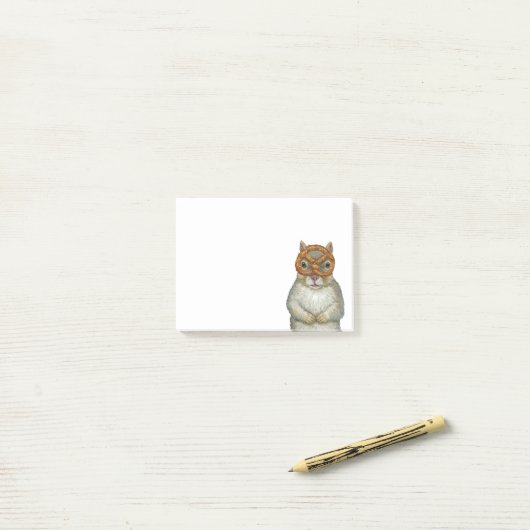 Funny squirrel Post-it® notes 4 x 3 inch (Op bureau)