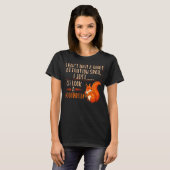 Funny Squirrel Short Let Men Women Squirrels T-shirt (Voorkant volledig)