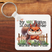 Funny Squirrel Sleutelhanger (Voorkant)