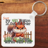 Funny Squirrel Sleutelhanger (Achterkant)