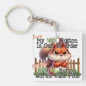 Funny Squirrel Sleutelhanger (Voorkant)