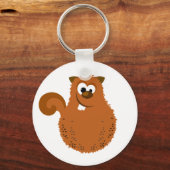 Funny Squirrel Sleutelhanger (Voorkant)