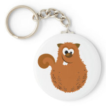 Funny Squirrel Sleutelhanger