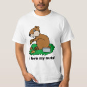 Funny squirrel t-shirt (Voorkant)