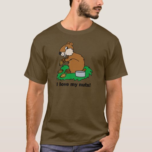Funny squirrel t-shirt (Voorkant)