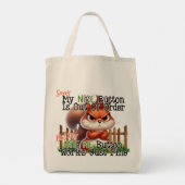 Funny Squirrel Tote Bag (Achterkant)