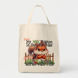 Funny Squirrel Tote Bag