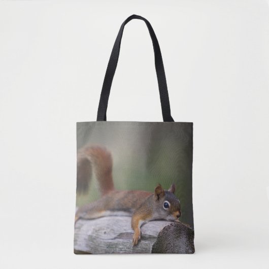 Funny Squirrel Tote Bag (Voorkant)