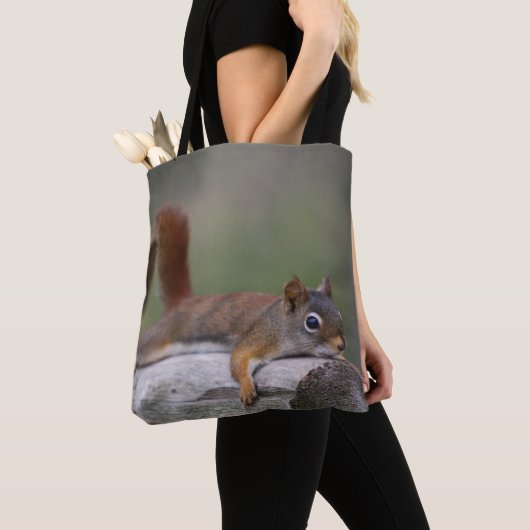 Funny Squirrel Tote Bag (Dichtbij)