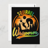 Funny Squirrel Whisperer Nut Lover Briefkaart (Voorkant / Achterkant)