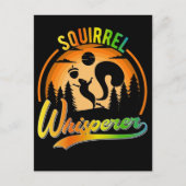 Funny Squirrel Whisperer Nut Lover Briefkaart (Voorkant)