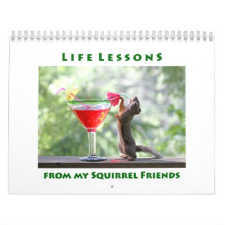 Funny Squirrels Wall Agenda Kalender