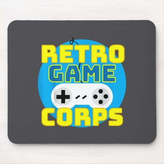 Funny Srt Game Lover Quote Retro Game Corps Basic Muismat (Voorkant)