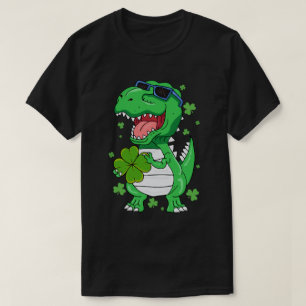 Funny St Pa-Rex Day Dinosaur St Patricks Day Boys T-shirt