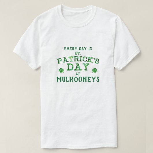 Funny St. Paddy's Day Quote T-shirt (Design voorkant)