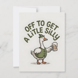 Funny St Patrick’s Day Goose Card Feestdagenkaart