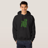 Funny St Patrick S Day Maltese Dog Shamrock Irish Hoodie (Voorkant volledig)