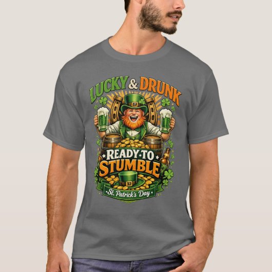 Funny St. Patrick’s Day Shenanigans T-Shirt (Voorkant)