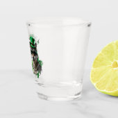 Funny St. Patrick’s Day Wolf Irish Party Favor Shot Glas (Rechts)