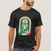 Funny St Patrick was Italiaans Saint Patrick Holdi T-shirt (Voorkant)
