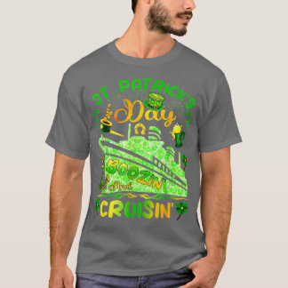 Funny St Patricks Day 2023 Cruise Boozing T-shirt