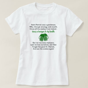 Funny St. Patrick's Day Beer Drink T-shirt