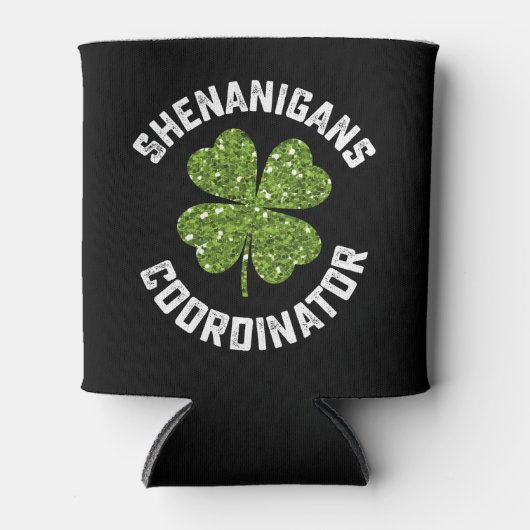 Funny St Patrick's Day Blikjeskoeler (Voorkant)