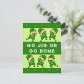 Funny St. Patrick's Day Briefkaarten (Staand voorkant)