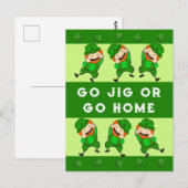 Funny St. Patrick's Day Briefkaarten (Voorkant / Achterkant)