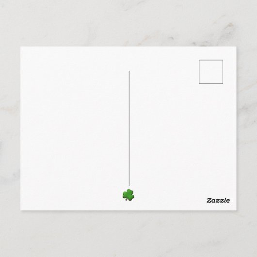 Funny St. Patrick's Day Briefkaarten (Achterkant)
