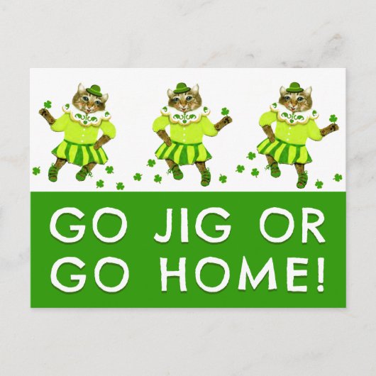Funny St. Patrick's Day Briefkaarten (Voorkant)