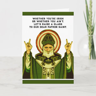 Funny St. Patrick's Day Card Kaart