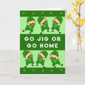 Funny St. Patrick's Day Card Kaart (Gele Bloem)
