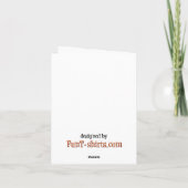 Funny St. Patrick's Day Card Kaart (Achterkant)