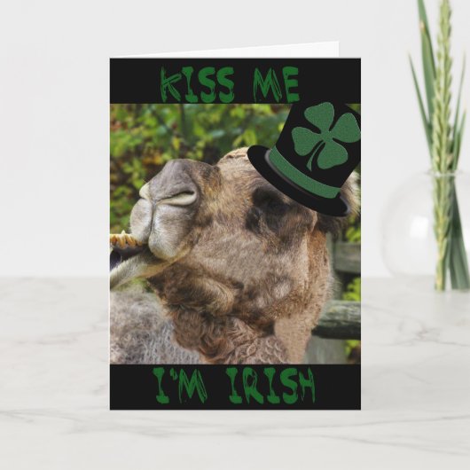 Funny St. Patrick's Day Card Kaart (Voorkant)