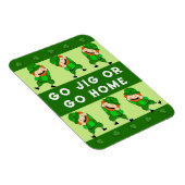 Funny St. Patrick's Day Card Magneet (Rechterzijde)