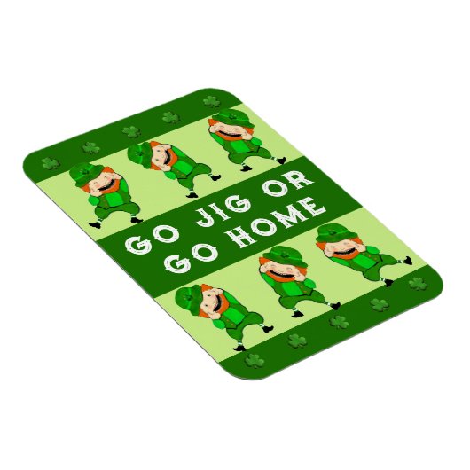 Funny St. Patrick's Day Card Magneet (Rechterzijde)