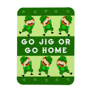 Funny St. Patrick's Day Card Magneet