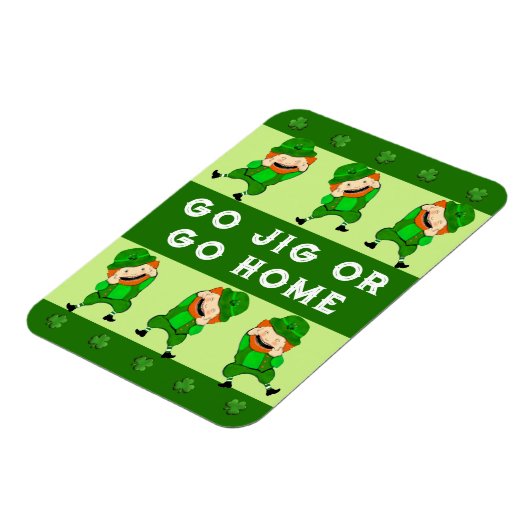 Funny St. Patrick's Day Card Magneet (Linkerzijde)