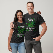 Funny St. Patrick's Day Dog Newfoundland Shamrock T-shirt (Unisex)